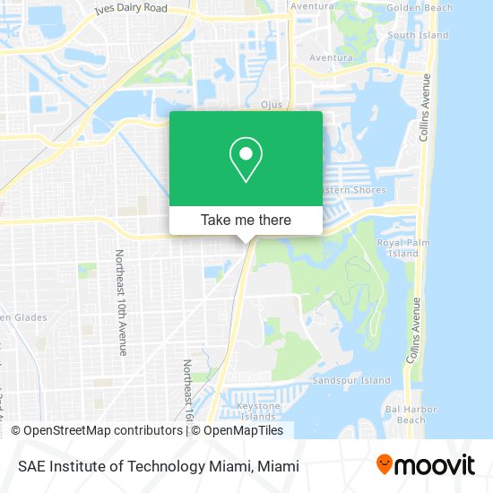 SAE Institute of Technology Miami map