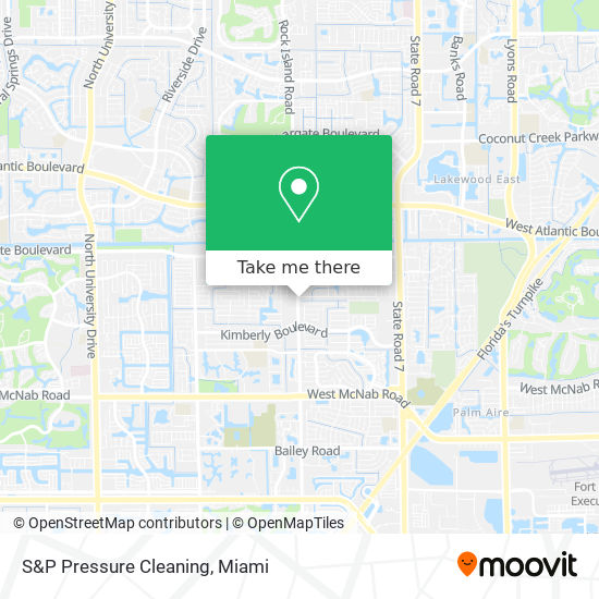 Mapa de S&P Pressure Cleaning