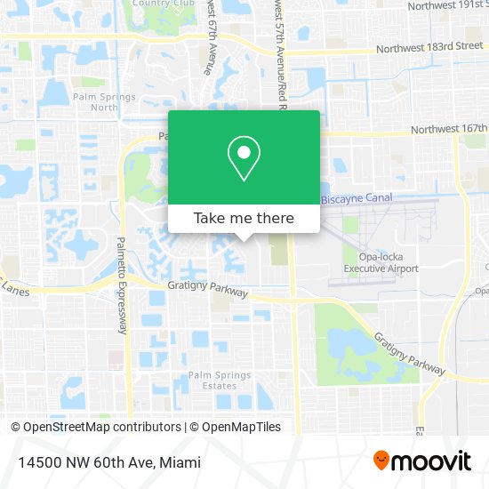 14500 NW 60th Ave map