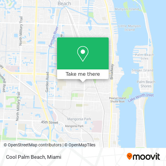Mapa de Cool Palm Beach