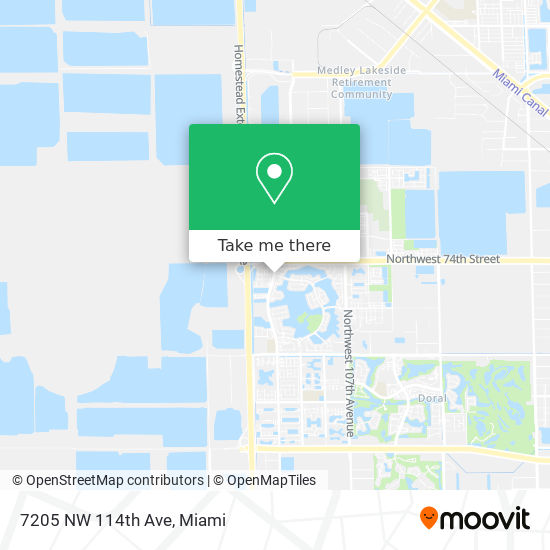 Mapa de 7205 NW 114th Ave