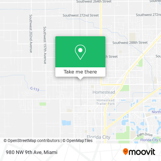 Mapa de 980 NW 9th Ave