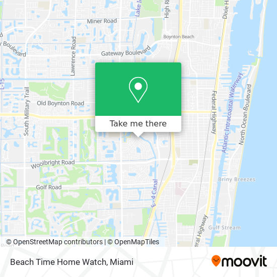 Mapa de Beach Time Home Watch