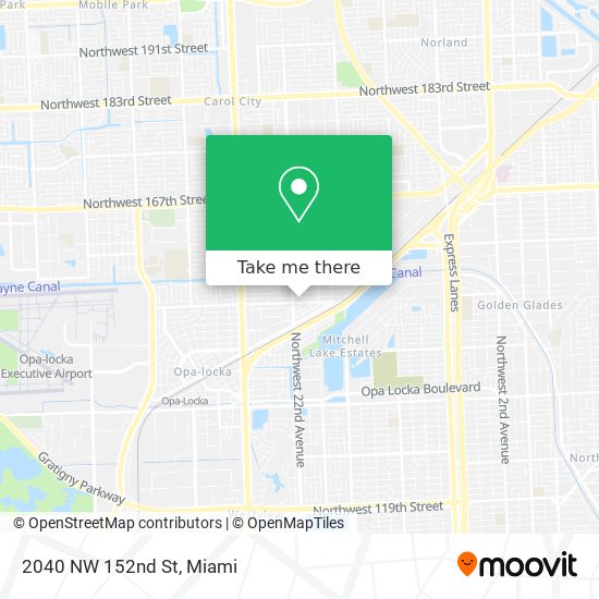 Mapa de 2040 NW 152nd St