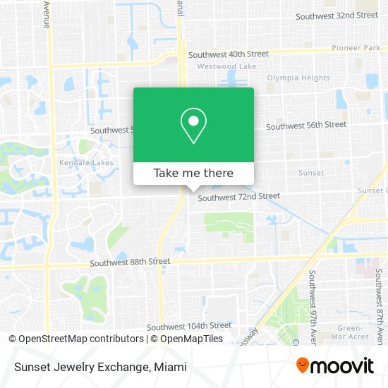Mapa de Sunset Jewelry Exchange
