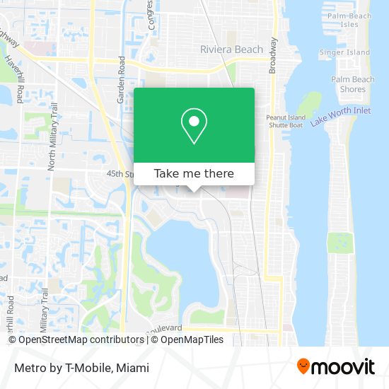 Metro by T-Mobile map