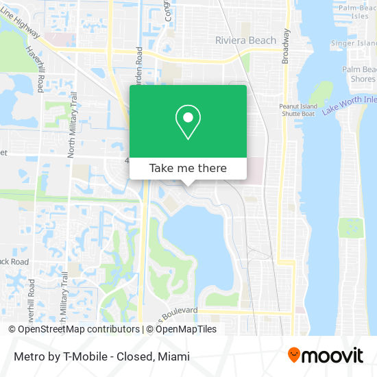 Metro by T-Mobile - Closed map