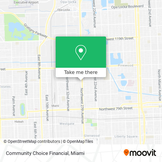 Mapa de Community Choice Financial