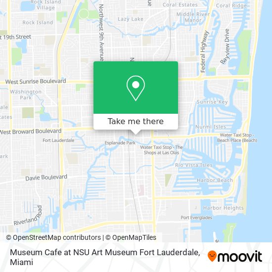 Mapa de Museum Cafe at NSU Art Museum Fort Lauderdale