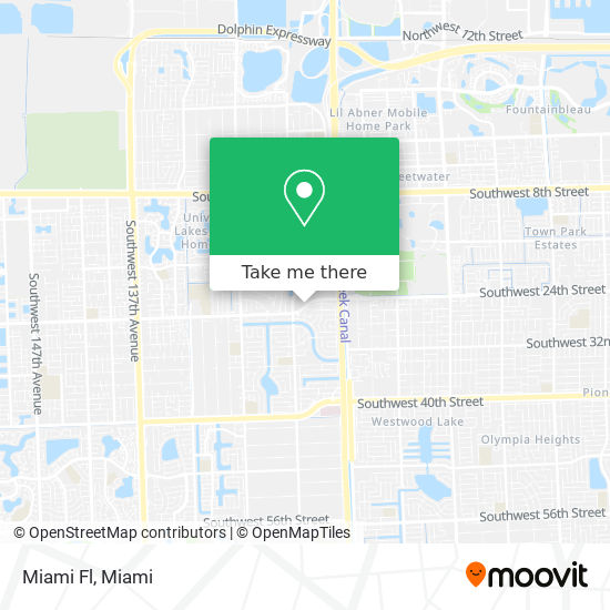 Miami Fl map