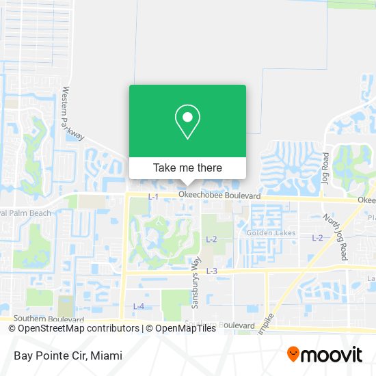 Mapa de Bay Pointe Cir