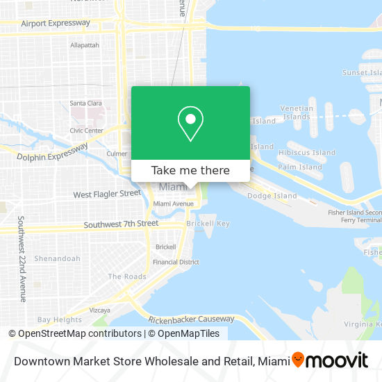 Downtown Market Store Wholesale and Retail map