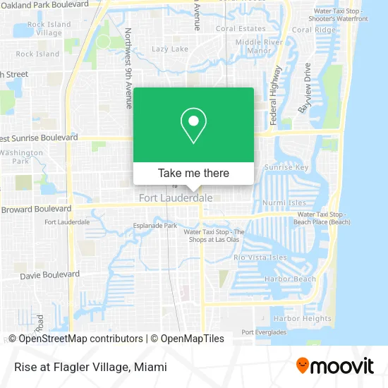 Rise at Flagler Village map