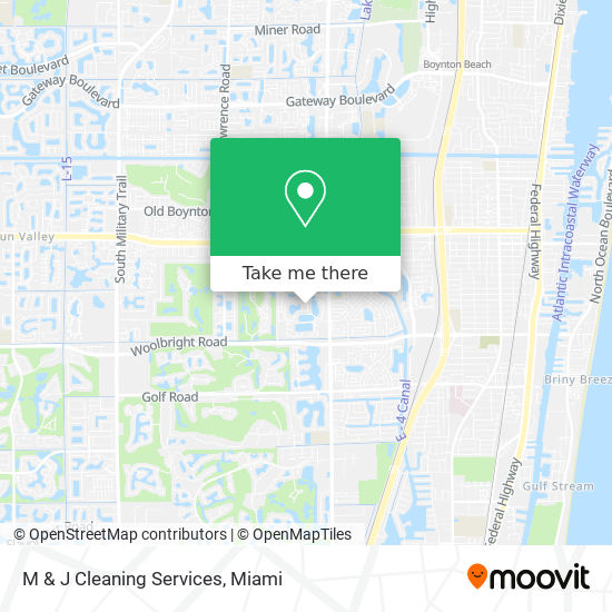 M & J Cleaning Services map