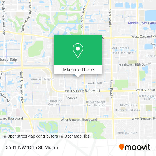 Mapa de 5501 NW 15th St