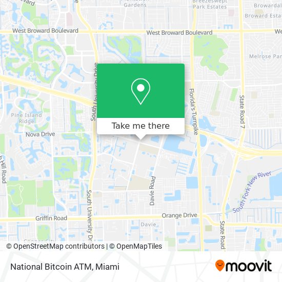 Mapa de National Bitcoin ATM