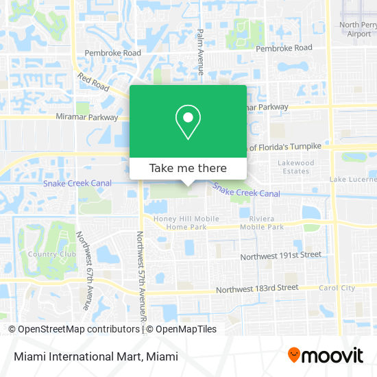 Miami International Mart map