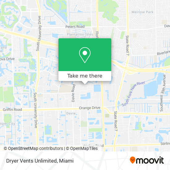 Dryer Vents Unlimited map