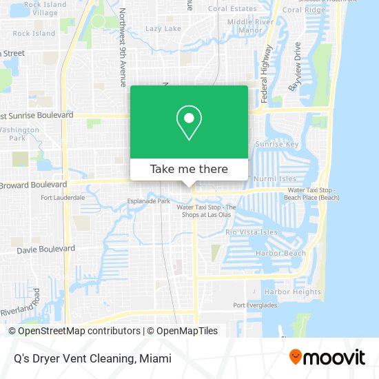 Mapa de Q's Dryer Vent Cleaning