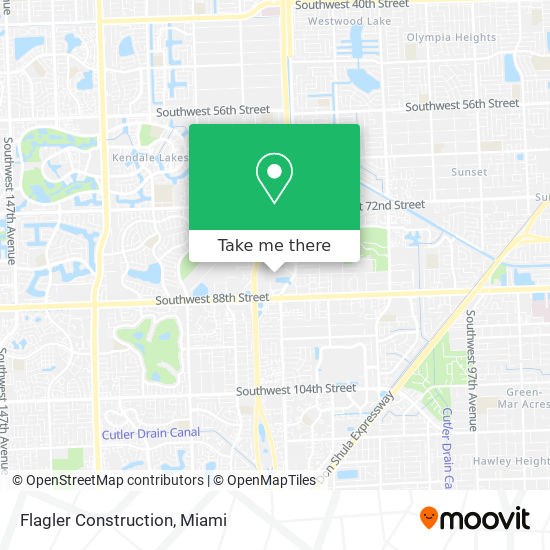 Flagler Construction map