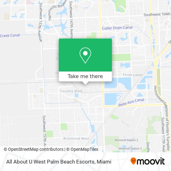 Mapa de All About U West Palm Beach Escorts