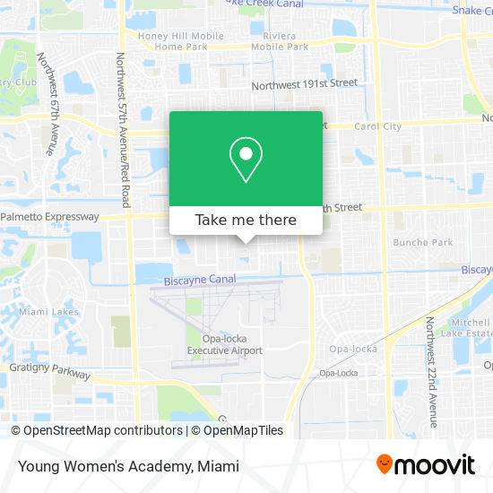 Young Women's Academy map