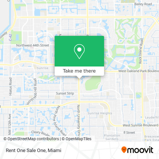 Rent One Sale One map