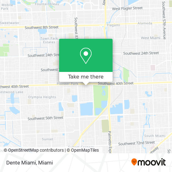 Mapa de Dente Miami