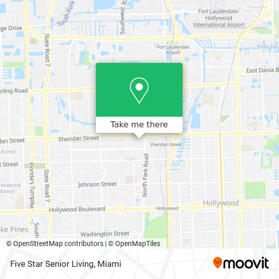 Mapa de Five Star Senior Living