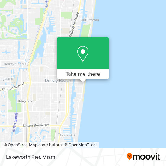 Mapa de Lakeworth Pier