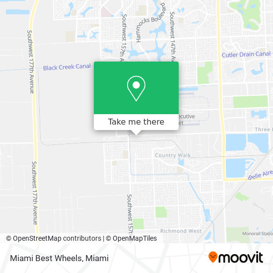 Miami Best Wheels map