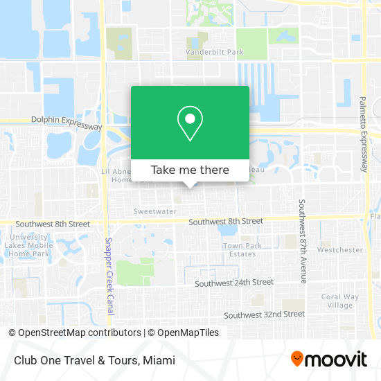 Club One Travel & Tours map