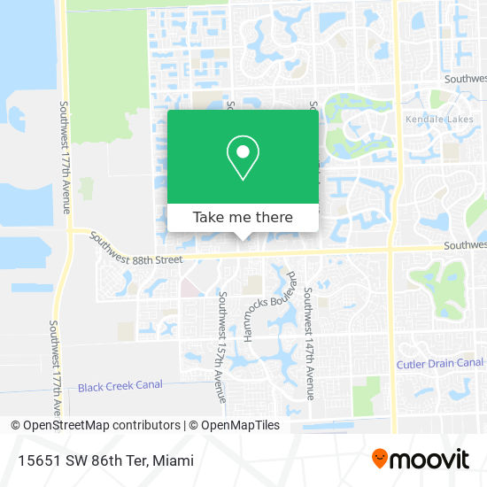 15651 SW 86th Ter map
