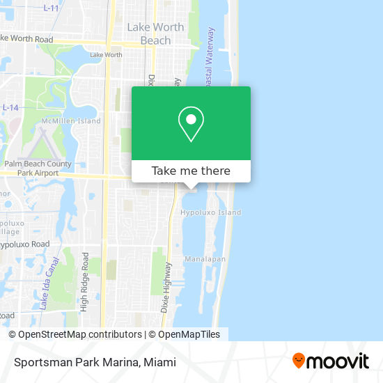 Sportsman Park Marina map