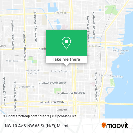 Mapa de NW 10 Av & NW 65 St (N/F)