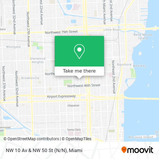 Mapa de NW 10 Av & NW 50 St (N/N)