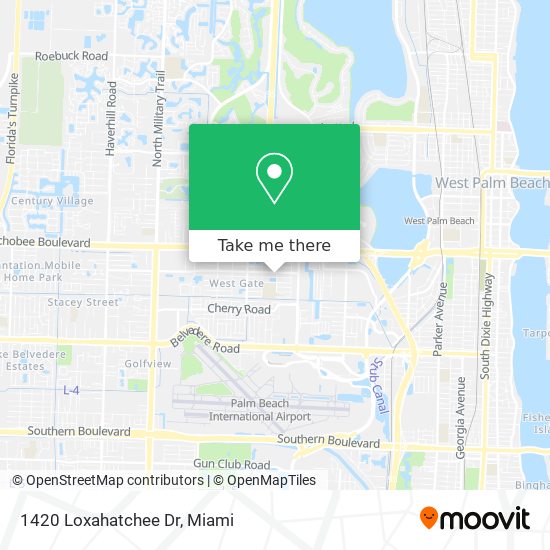 Mapa de 1420 Loxahatchee Dr