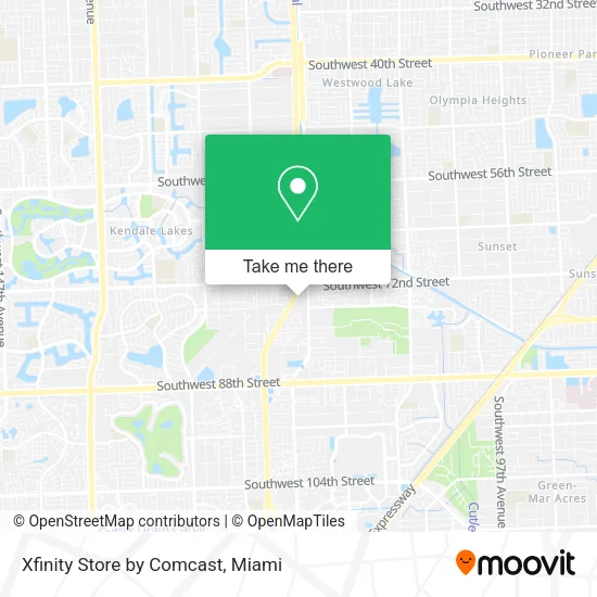 Mapa de Xfinity Store by Comcast