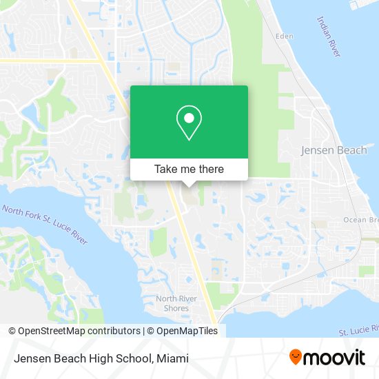 Jensen Beach High School map