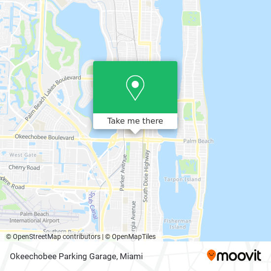 Okeechobee Parking Garage map
