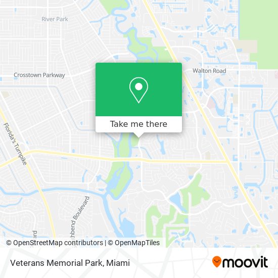 Veterans Memorial Park map