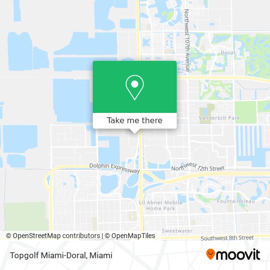 Topgolf Miami-Doral map