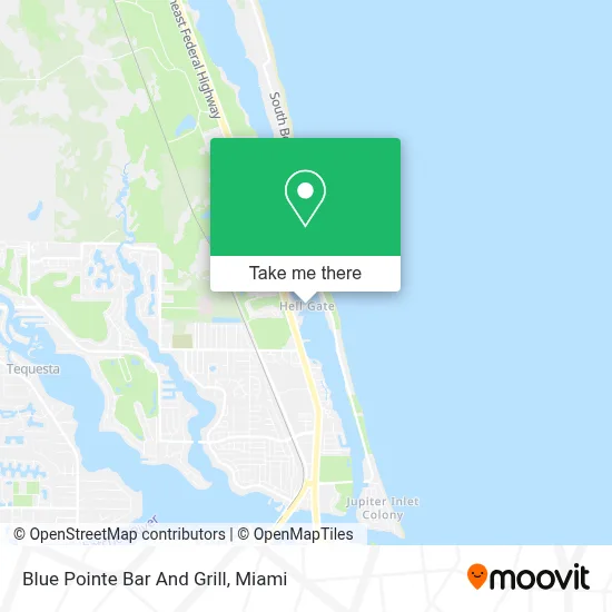 Blue Pointe Bar And Grill map