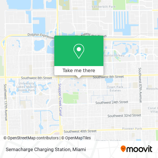 Mapa de Semacharge Charging Station