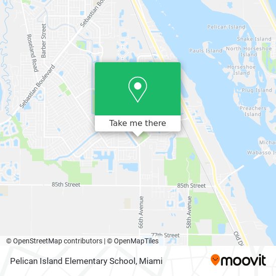 Mapa de Pelican Island Elementary School