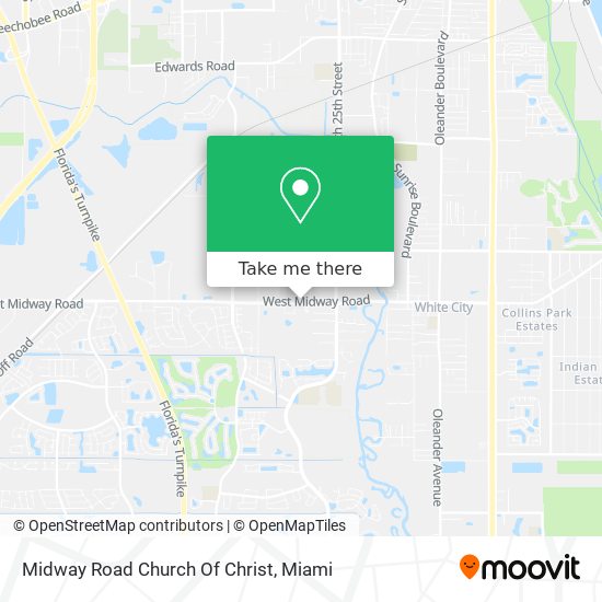 Mapa de Midway Road Church Of Christ