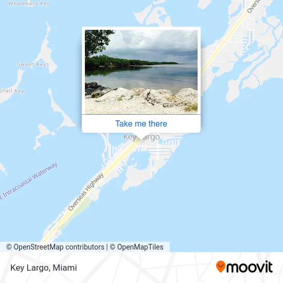 Key Largo map