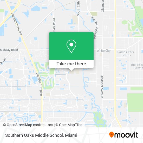 Mapa de Southern Oaks Middle School