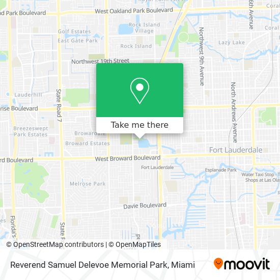 Reverend Samuel Delevoe Memorial Park map