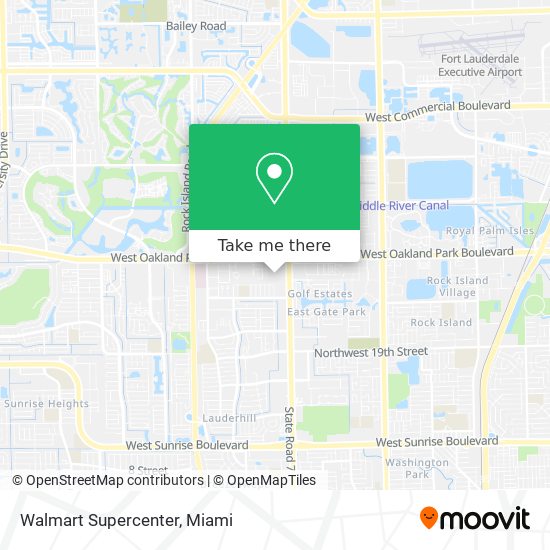 Walmart Supercenter map